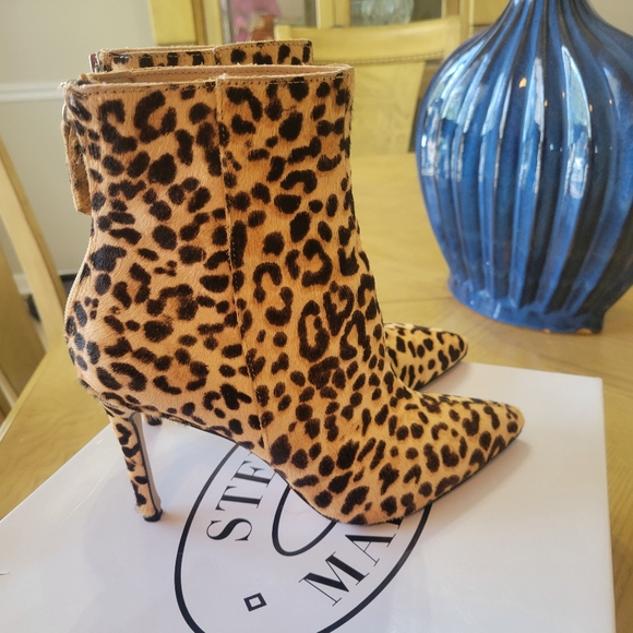 Steve Madden Animal Print Heeled Boots - Picture 3 of 4
